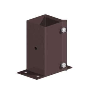 Flush Bolt-Down Post Support