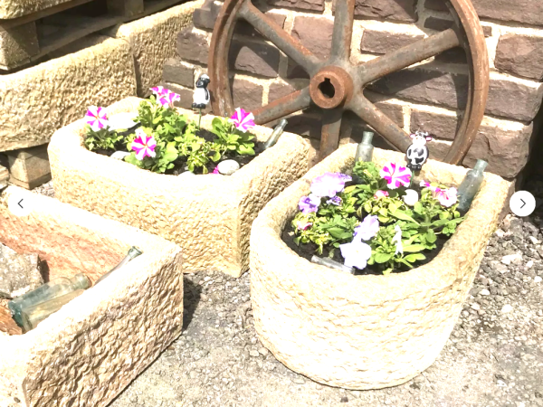 Stone Trough - Hand Carved Grit Stone - Image 4