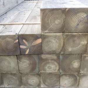 150x150 Sawn Treated Post (6"x6") Flat Top