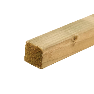 Graded carcassing timber C16/C24 – kiln-dried, pressure treated, regularised structural timber with eased edges for indoor and outdoor construction projects.