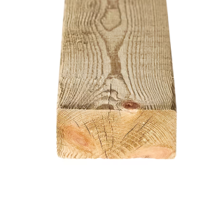 Graded carcassing timber C16/C24 – kiln-dried, pressure treated, regularised structural timber with eased edges for indoor and outdoor construction projects.
